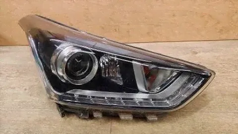 Фара правая для HYUNDAI CRETA рестайлинг 2019 2020 2021 год выпуска с линзой и с черной ресничкой