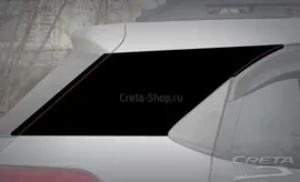 Наклейки на задние стойки, глянцевые RUS для Hyundai Creta (Крета) (1G) 2016-, рест. 2020-, Creta