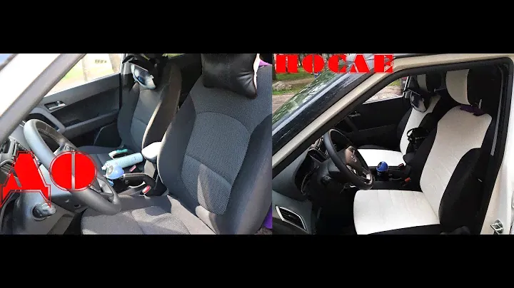 АВТОЧЕХЛЫ КАК УСТАНОВИТЬ (фирмы Динас) на Хендай Крета Hyundai Creta