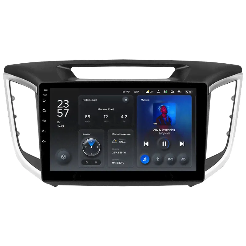 Магнитола Teyes X1 4G Hyundai (Хендай) Creta IX25 2015-2020 10.2"