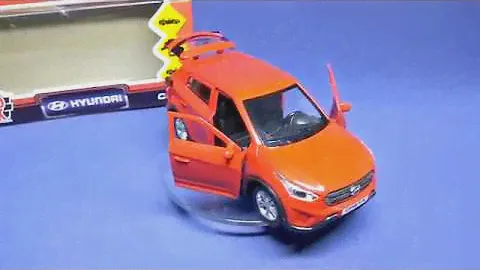 Hyundai Creta - моделька в масштабе 3D обзор (Технопарк)