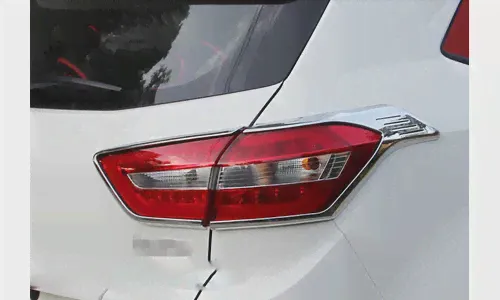 Накладки на задние фонари Hyundai Creta 2016-, хром