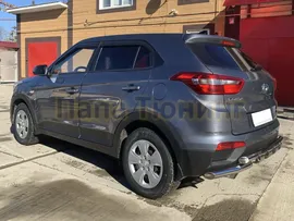 Защита заднего бампера G d60/60 Папа Тюнинг для Hyundai Creta 2016-2021