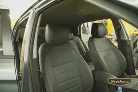 Чехлы на Hyundai Creta, серии "Comfort" - серая строчка