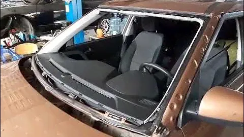 установка лобового стекла Hyundai Creta