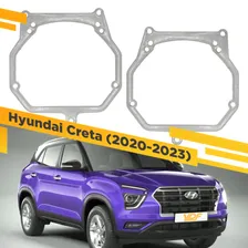 Рамки для замены линз в фарах Hyundai Creta 2020-2023